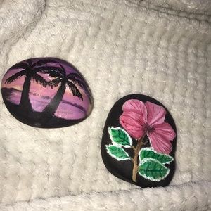 handmade rock painting 😊